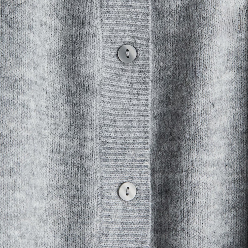 H&M Gray Button-Up Cardigan - Picture 3 of 4